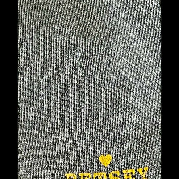 ▪️BETSEY JOHNSON▪️Distressed Black RARE Cotton 🖤BETSEY Graphic Hoodie Jacket - Picture 9 of 12